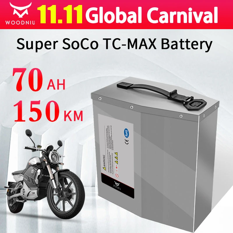 Large Capacity Batteries For Super Soco Tc Max 72v 70ah Catl Macrocell Lithium Battery High