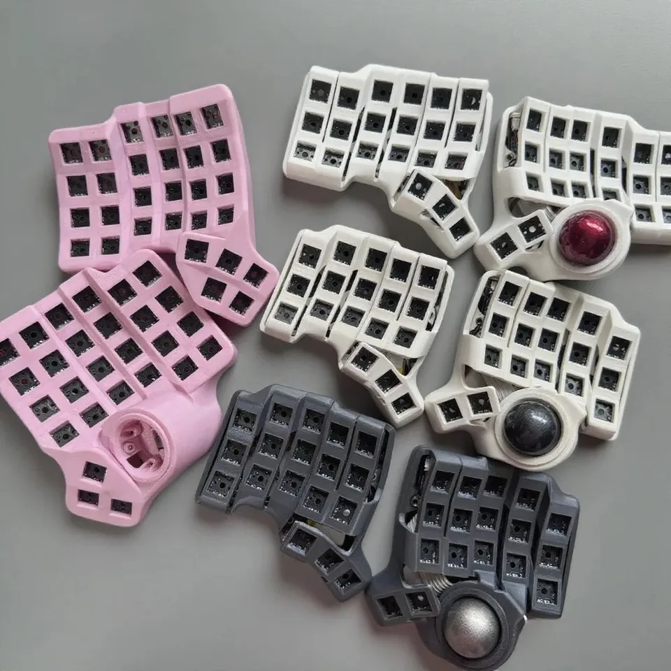 Bluetooth キーボード Charybdis Nano 3x5 ホットスワップ スタンド