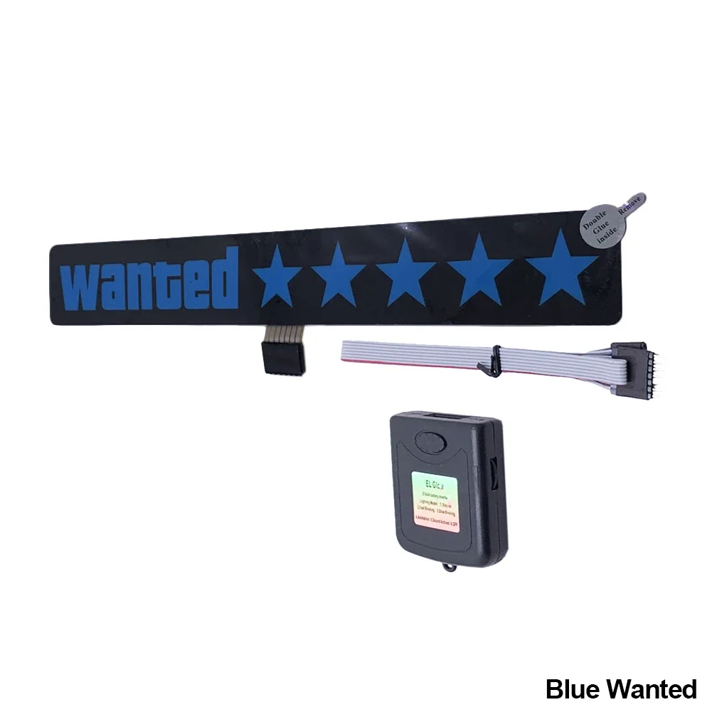 Parabrezza Elettrico LED Per Auto JDM – Pannello Luminoso Blu/Rosso, Ultra Sottile 0,35 Mm