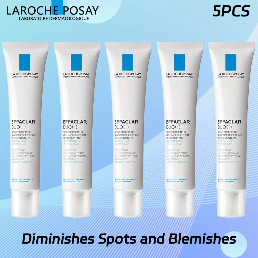 5PCSLaRochePosayEffaclarDuoSalicylicAcidMoisturizingCream40ml