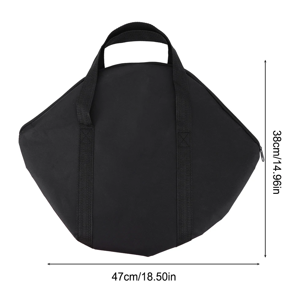 Baking Pan Storage Bag Handle 600D Oxford Cookware Storage Bag Waterproof Skillet 47x38cm Outdoor BBQ Tool Kitchen storage bag,camping storage bag,camping cookware bag