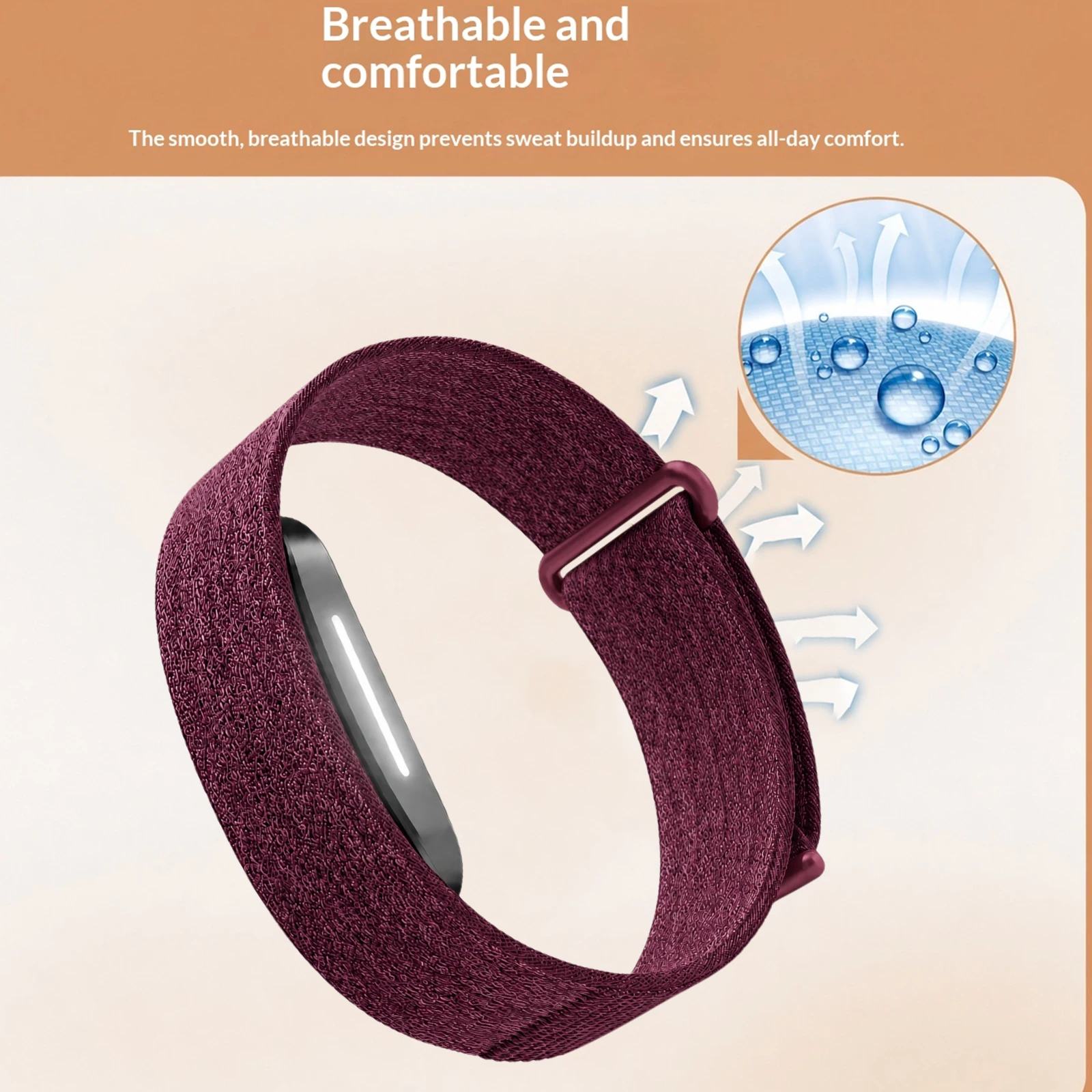 Breathable Adjustable Nylon Sport Strap - Smartwatch Accessory Bracelet