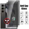 Privacy Screen Protector for Samsung Galaxy S24 S23 Ultra Anti-spy Tempered Glass Fingerprint Unlock for Samsung S22 S21 Plus