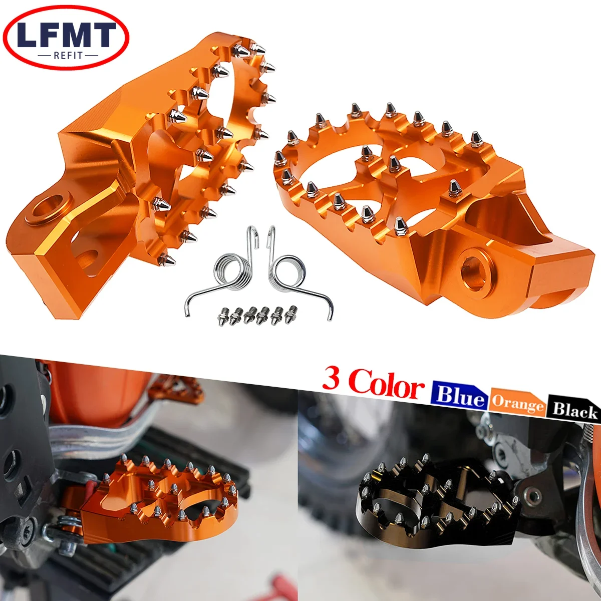 Motorcycle Foot Pegs Footpegs Pedals For KTM SX SXF EXC EXCF XC XCF XCW For Husqvarna TX FX TC FC Gas Gas MC EC F-motorcycle accessories motorcycle foot pedals motorcycle footrests