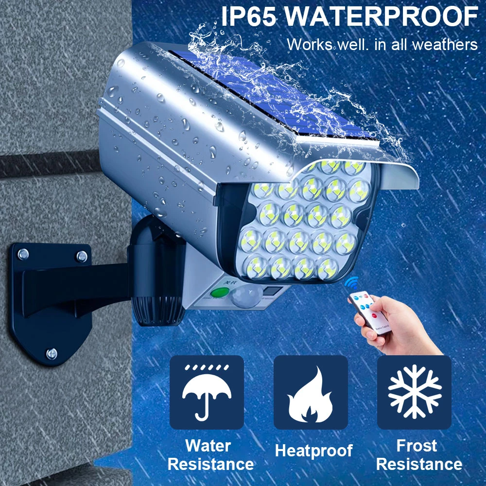 Powerful Solar Powered Led Wall Light Outdoor Body Motion Sensor