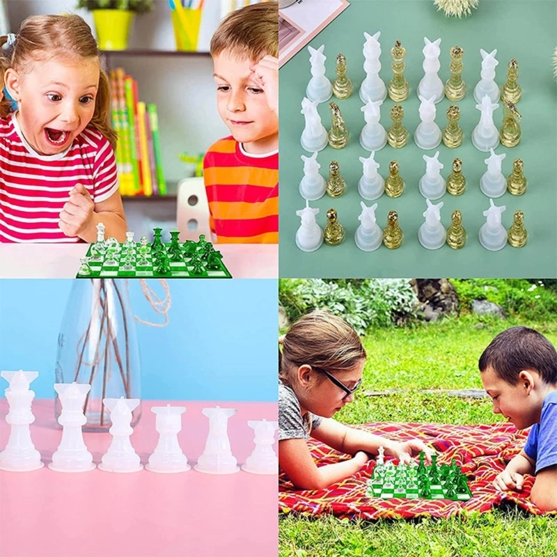 3D Chess Piece Silicone Molds 2