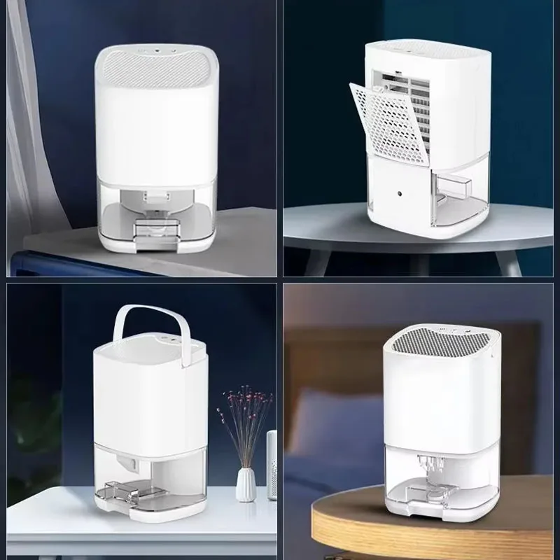 مجفف مزيل الرطوبة الهوائي الصامت يمتص الرطوبة، قاب...