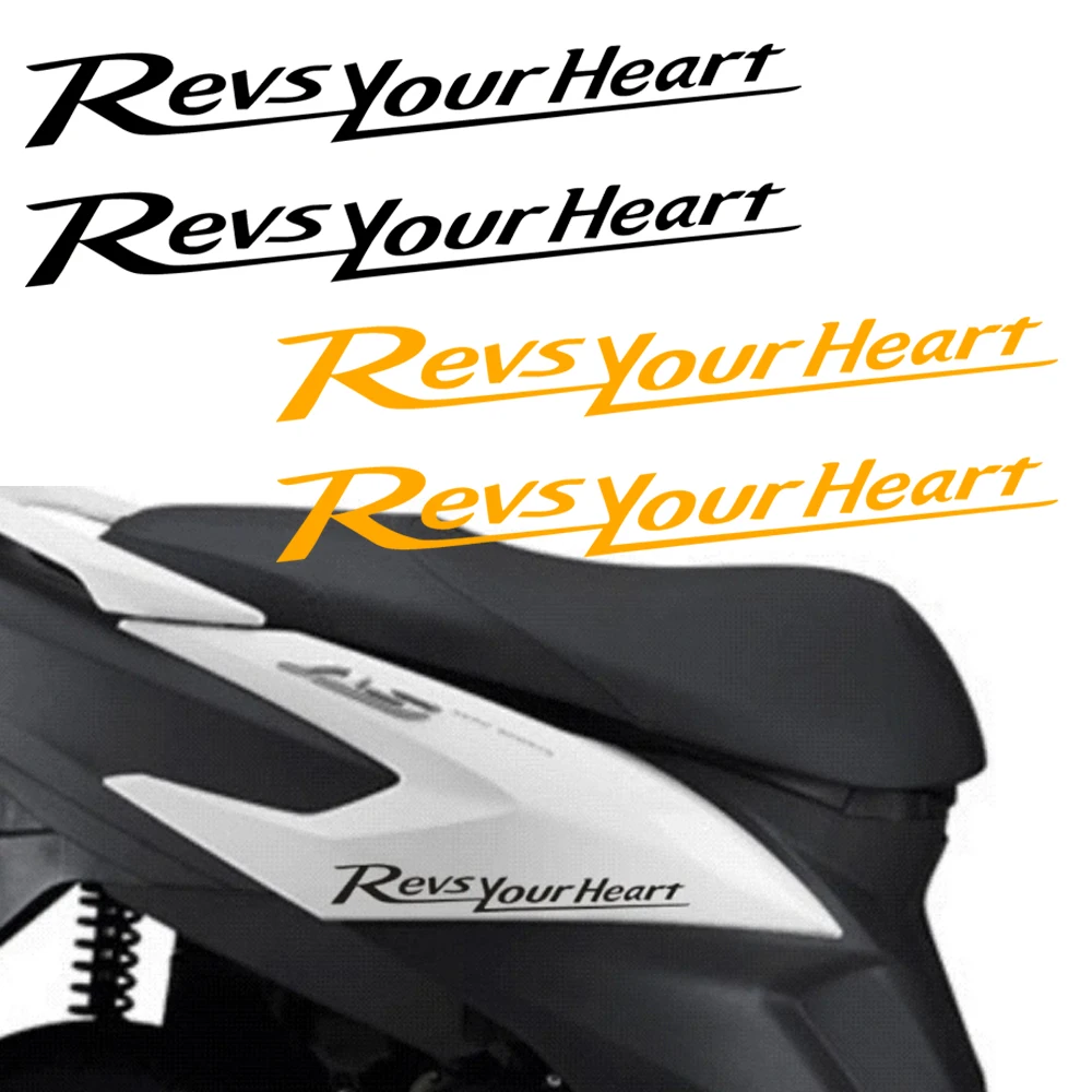 Adesivo Moto Riflettente Serbatoio Carburante Motore Side Marker Pad Carenatura Racing Revs Your Heart Revestyourheart Per Yamaha
