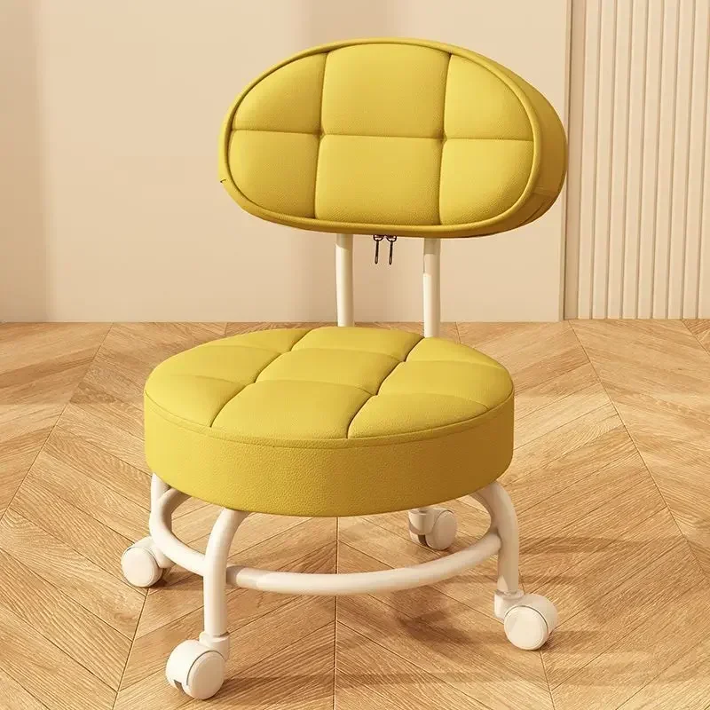 Pulley Low Stool Fashionable Chairs Bedroom Chair With Backrest