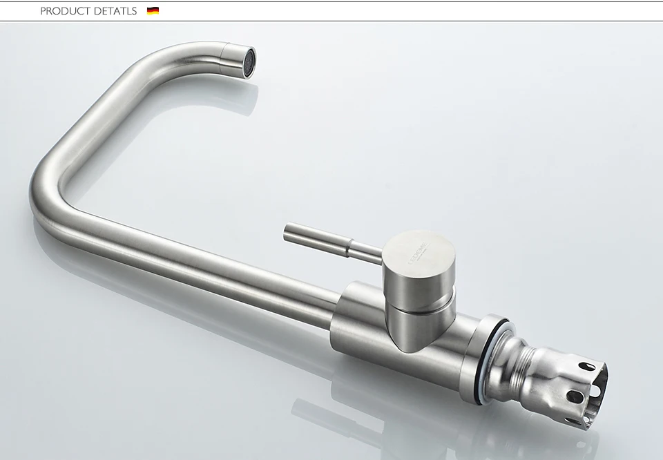 escovada, único punho, único furo, misturador, torneiras, L74998A-4, 3