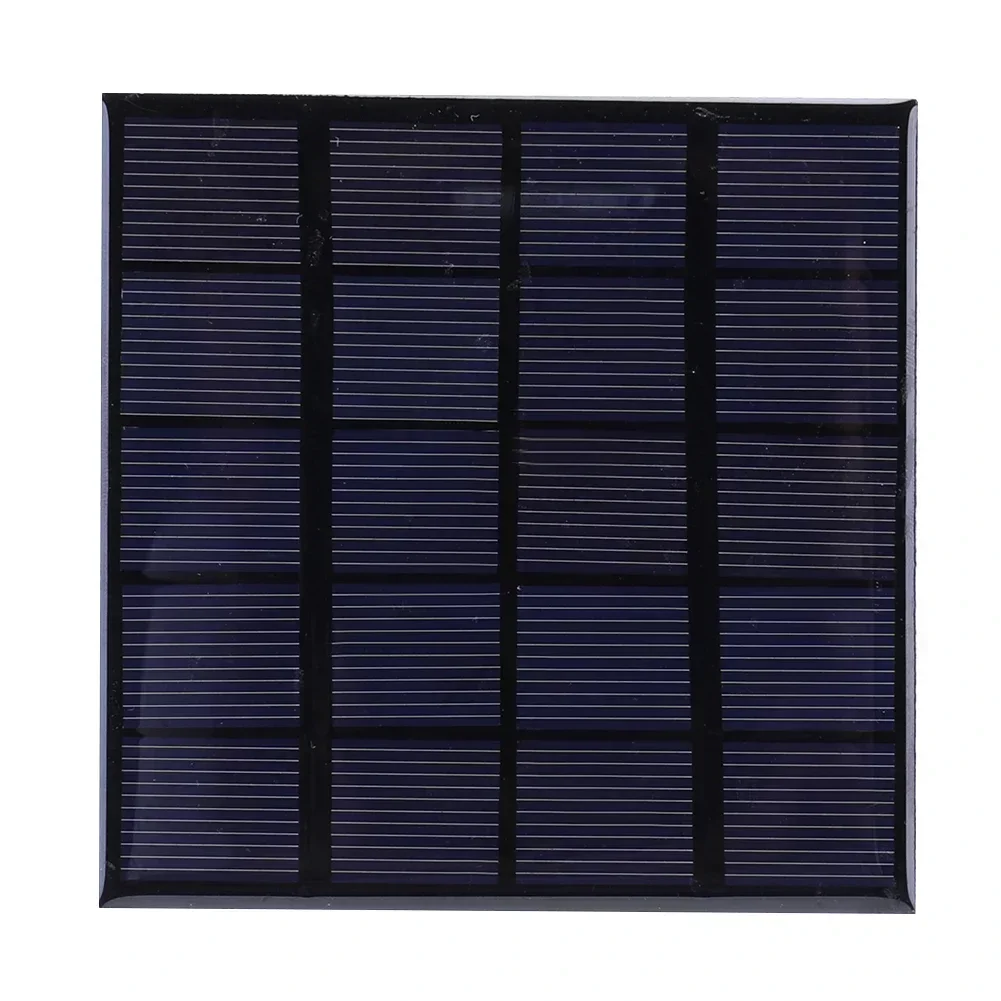 Portable Solar Panel Solar Panel Portable Solar Charger 1pc Outdoor Solar Panel 3W 5V Portable Fast Charger Polycrystalline 100X100MM For Low-power Electrical Appliances Solar Systems