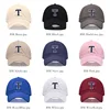 Initials Letters A-Z Embroidery Baseball Cap For Men Women Soft Cotton Fashion Dad Hat Adjustable Wholesale Dropshipping 2
