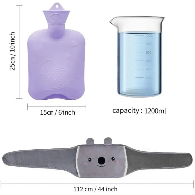 Water Filled Hot Water Bag Belt for Winter Hand and Waist Warmth Relief