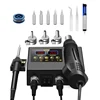 8898 Soldering Station Portable Digital Hot Air Gun BGA Rework Solder Station Hot Air Blower Heat Gun Desoldering VS 8586D 8586 1