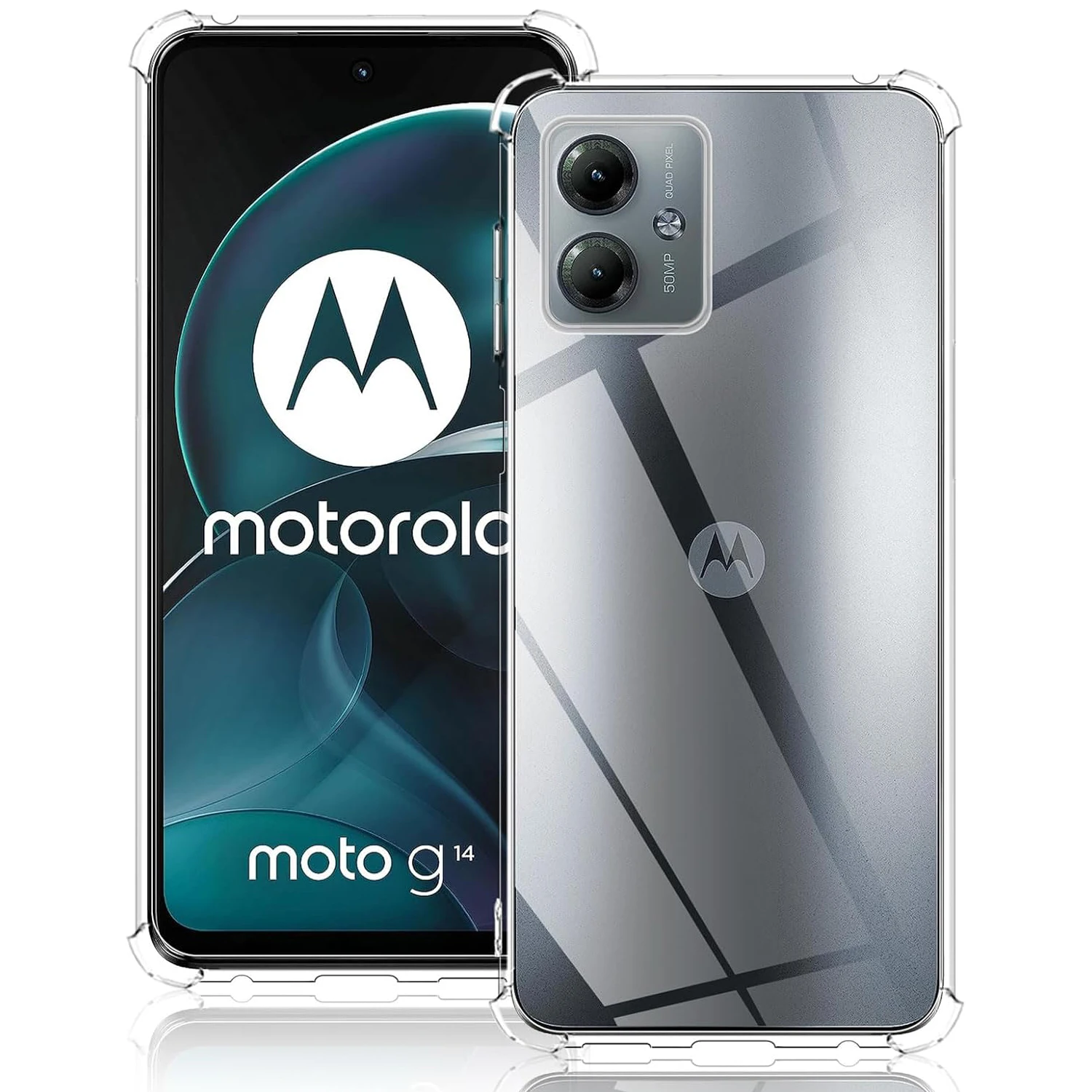 Custodia Morbida Trasparente Antiurto Per Motorola Moto G14 G54 5G (Brasile) G54 5G G84 5G Cover Posteriore In Silicone Per Moto G13 G23 G53 G73