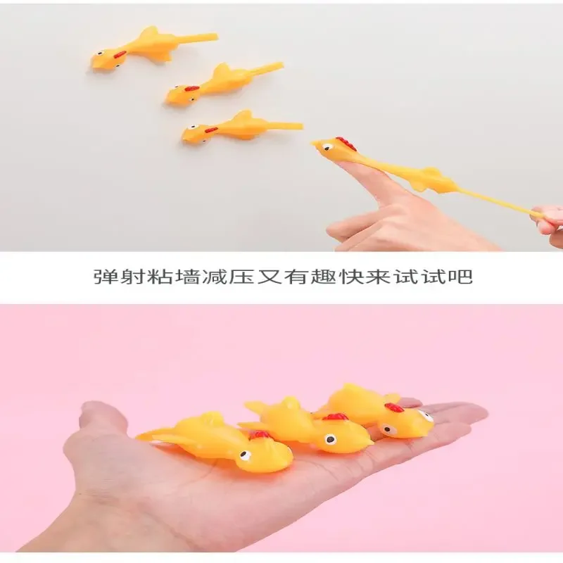 어린이용 터키 까다로운 손가락 새총, 손가락 투석기, 끈적한 병아리 감압, 탄성 발사 병아리 손가락 끝