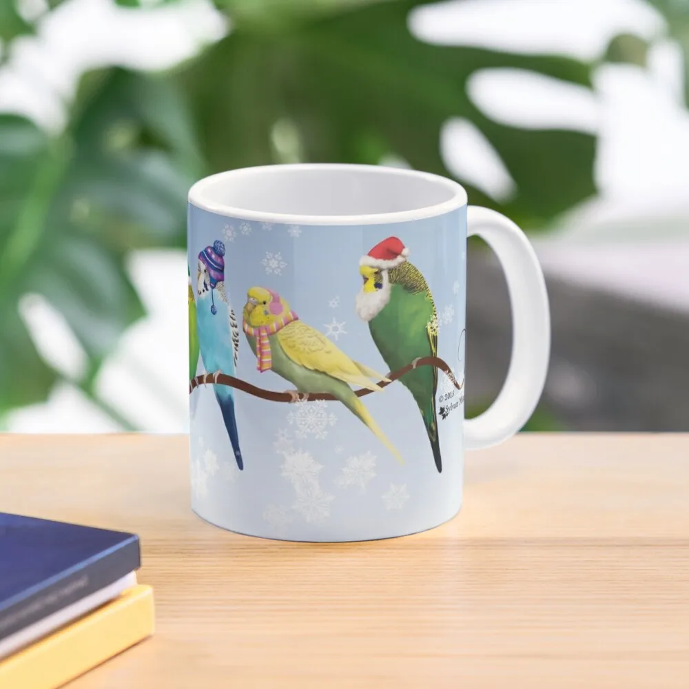 

Зимние попугаи и кофейные кружки, красивые чаи, симпатичные и разные чашки, кружка