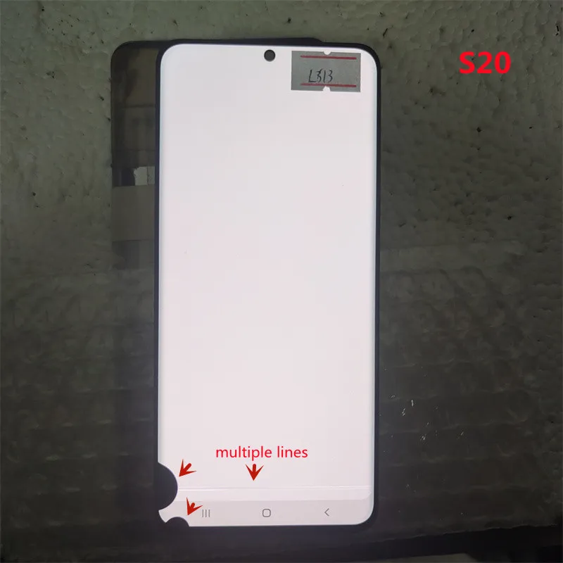 Ｚ S20  AMOLED LCD ũ ü,  , G980, G980F, G980F/DS, S20 ÷ ġ ũ Ÿ 2