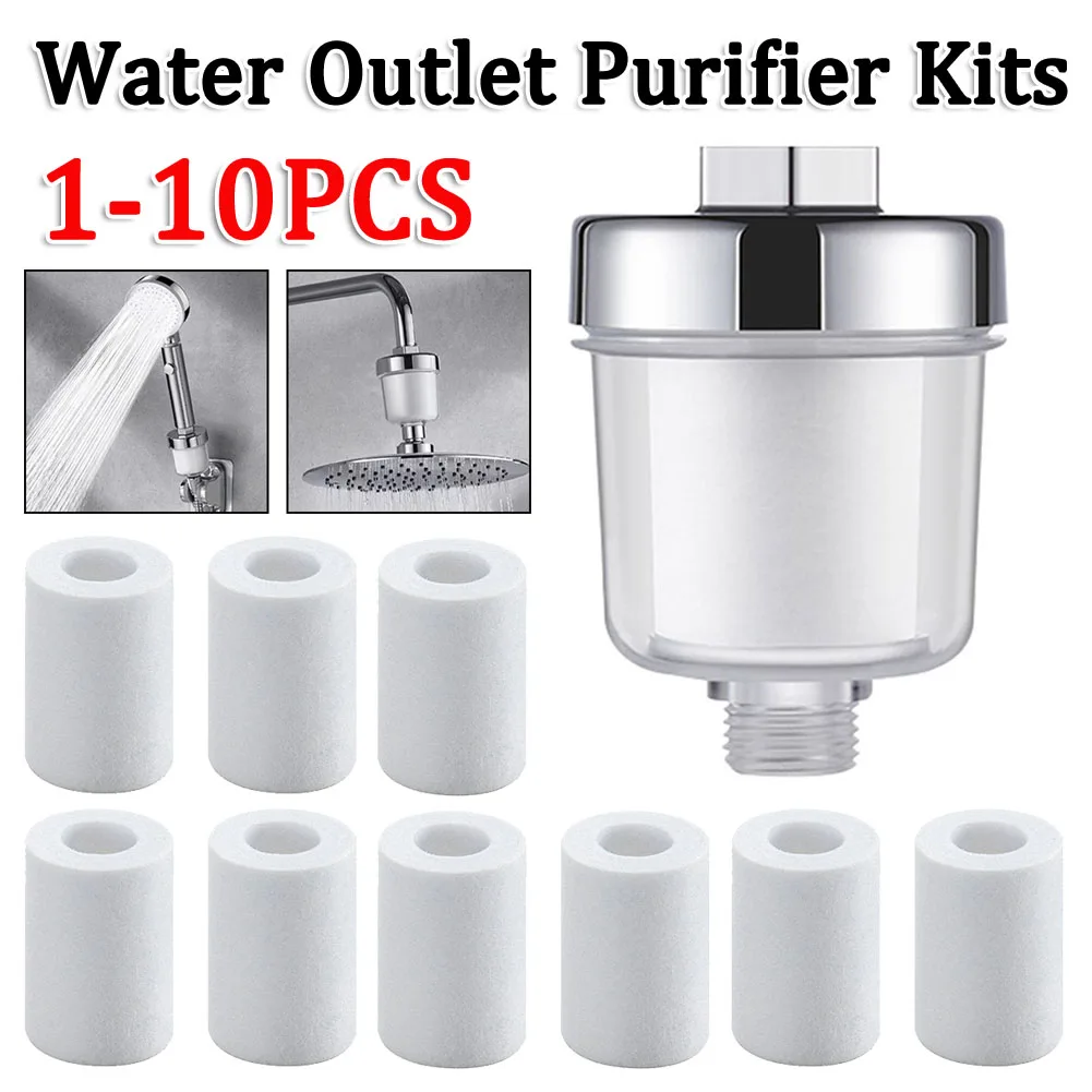 

Water Outlet Purifier Kits Universal Faucet Filter For Kitchen Bathroom Shower Household Filter PP Cotton High Density