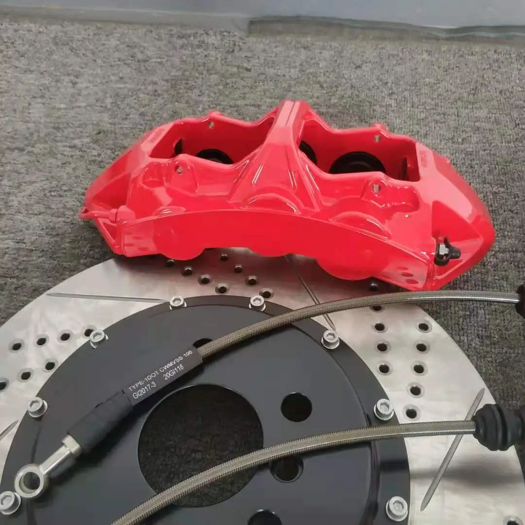 High qualityfront and rear epb full kit red caliper dragon disc for 2014 jaguar F type v8 20ich