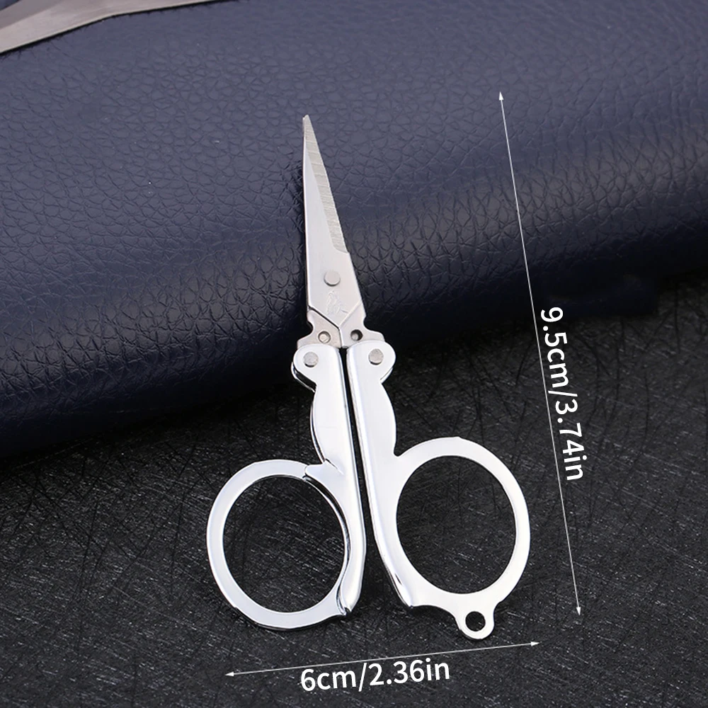Mini Folding Scissors Portable Travel Multifunctional Stainless Steel Folding Small Scissors Home Mini Thread