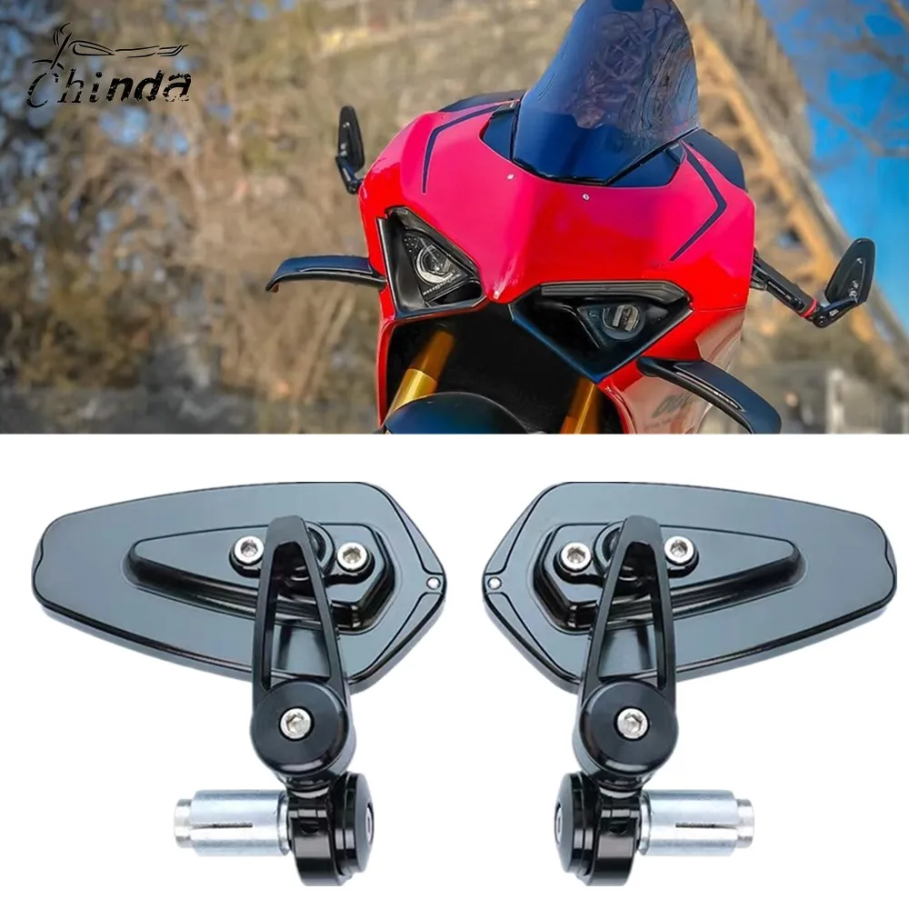 

Зеркала на руль мотоцикла, зеркала на руль CNC для Ducati Panigale V4 V4S V4SP V4R 2018-2024