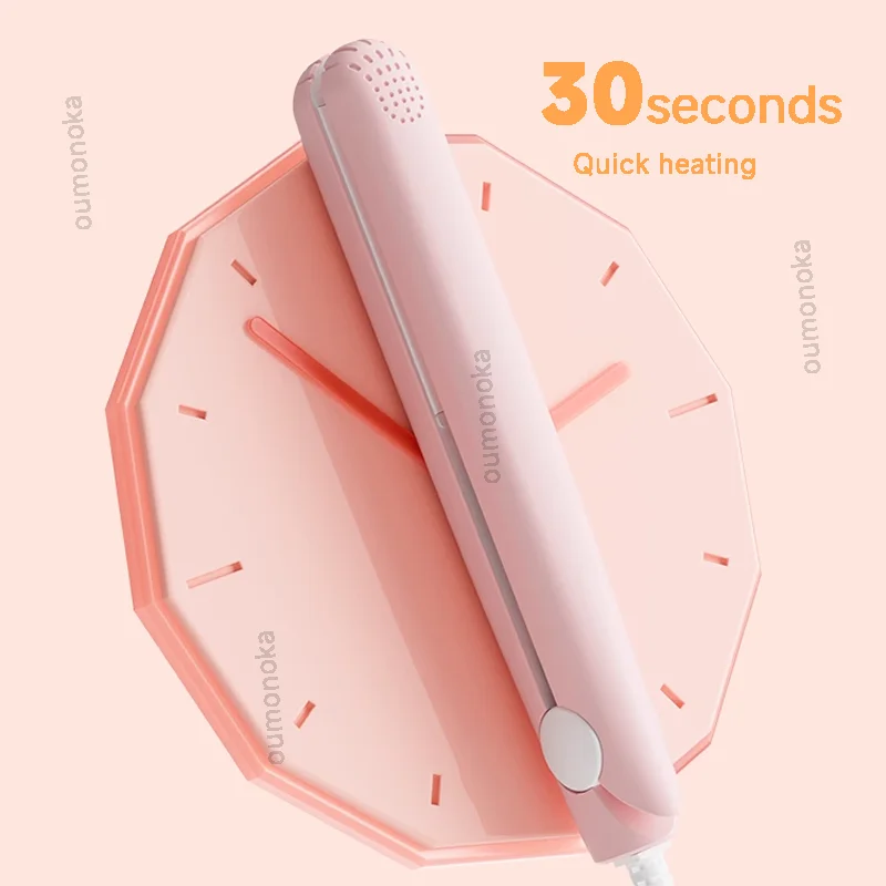 3-in-1 PTC Hair Straightener Styling Appliances Hot Combs Tools Heated Flat Iron Beard Styler Professional Brush Curling Iron 4