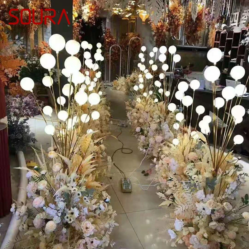

SOURA Modern Wedding Lights Festive Atmosphere LED Evening Stage Lights Roads Small Apples Fresh Background Decoration