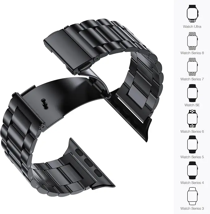 Premium Stainless Steel Watch Strap Bracelet