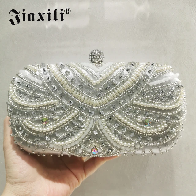 JIAXILI Arainbow Rhinestone Crystal Clutch Purse: A Fashion Statement for Elegant Evenings