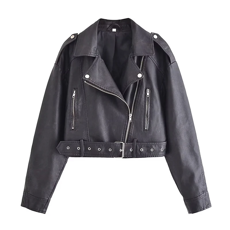 chaqueta polipiel negra – Compra chaqueta polipiel mujer con envío gratis en AliExpress version