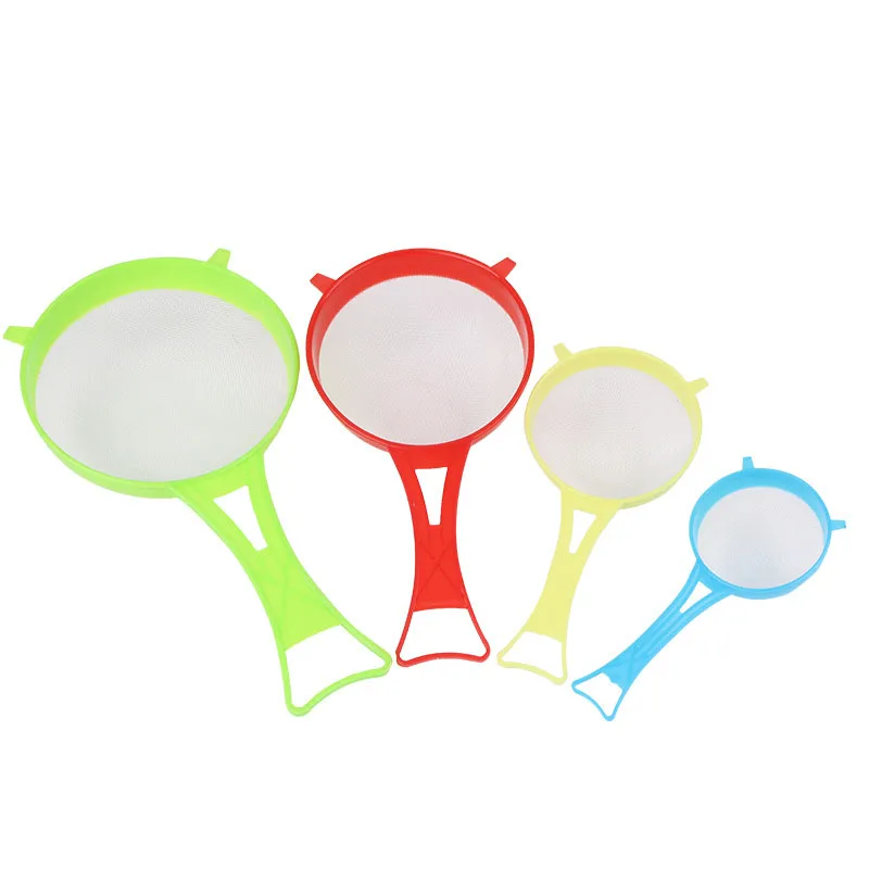 Set of 4 Versatile Mesh Filters with Handle - Ideal for Tea, Juice, Flour, Soy Milk, and More - Easy-to-Use Kitchen Essentials