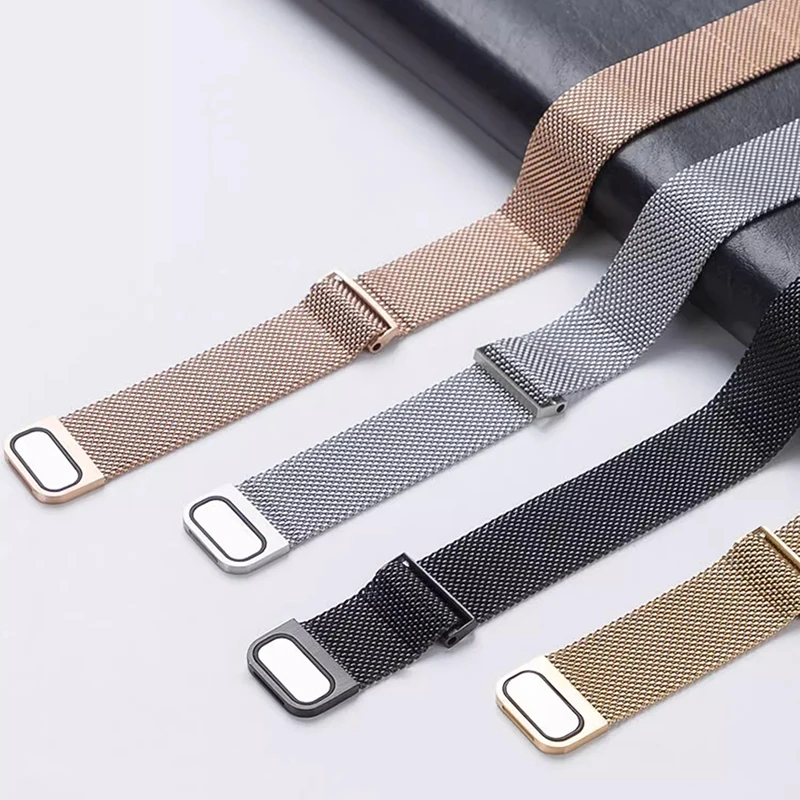 Enhanced Milanese Magnetic Steel Strap - Sleek Metal Watch Band in Various Sizes
