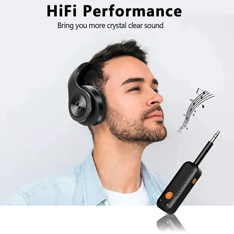 Bluetooth Audio Transmitter BT16 AUX Bluetooth Audio Transmitter Portable Mini 3.5mm Lossless Stereo Wirleless Adapter Dongle For PC TV Bluetooth Earphone