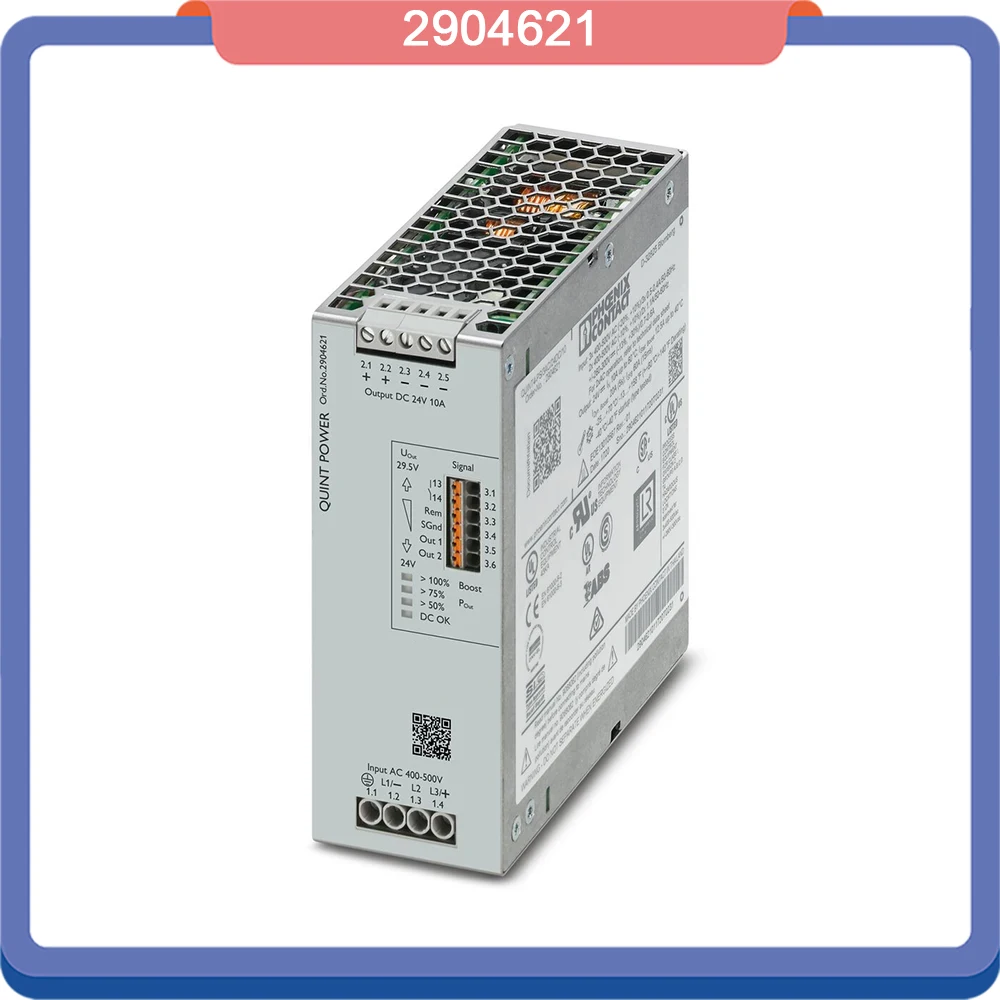 QUINT POWER For Phoenix Power Supply Output 24VDC 10A 2904621 QUINT4 PS 3AC 24DC 10