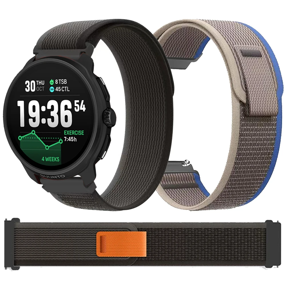 Nylon Loop Strap 20/22mm Watch Band - Durable Fitness Sport Bracelet
