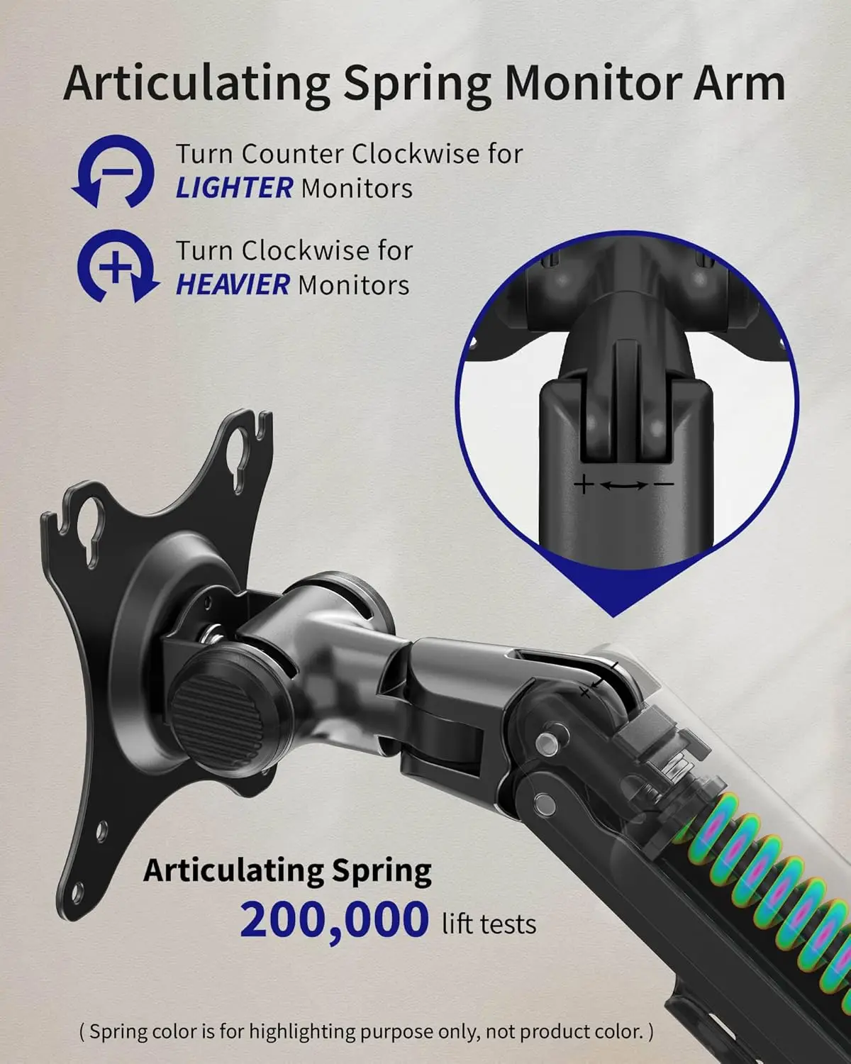 Dual Monitor Mount, Holds Screens up to 40 Inches and 25 lbs, Fully Adjustable Dual Monitor Arm with C-Clamp and Grommet