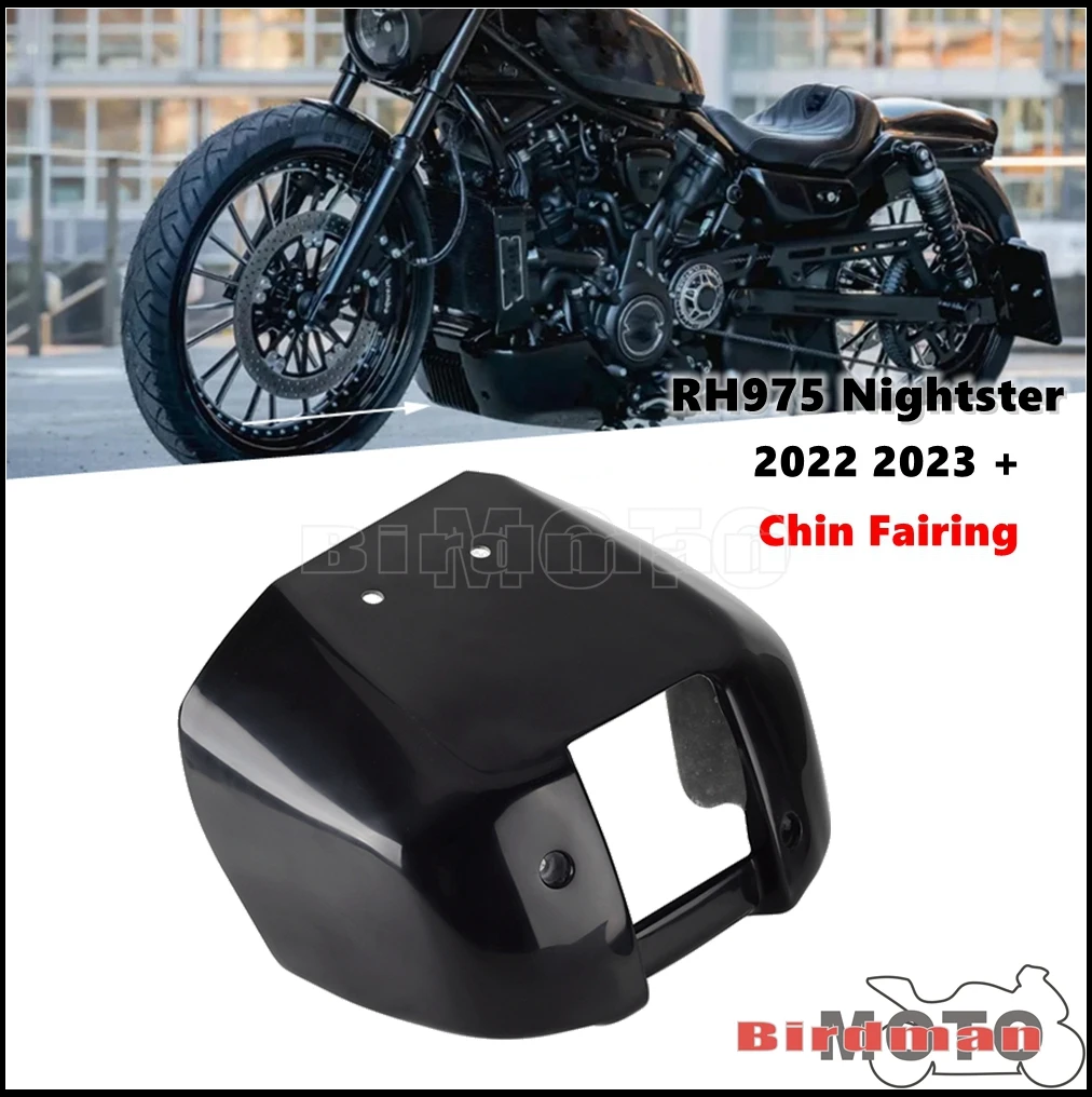 

2022 2023 для Harley 975 Nightster RH975 обтекатель нижнего подбородка из стекловолокна для мотоцикла FRP передний спойлер защита крышка брызговика