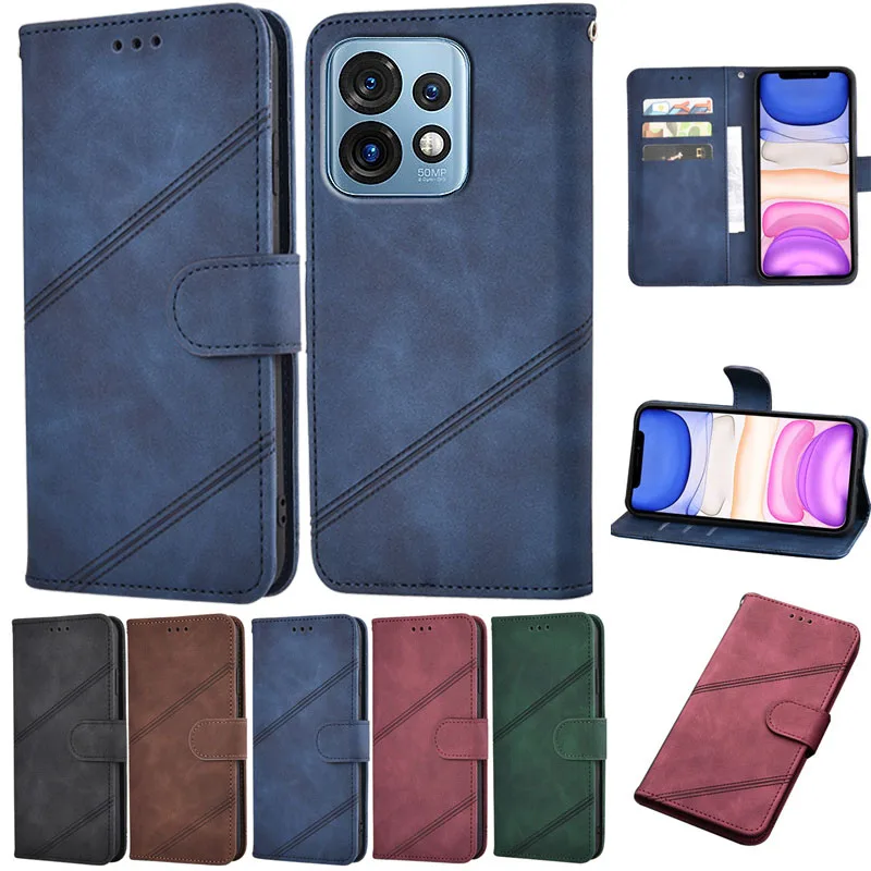 

Luxury Flip Case For Motorola Moto X40 5G Wallet Case Leather Phone Cover For Moto X40 X 40 XT2301-5 Coque Etui Hoesje