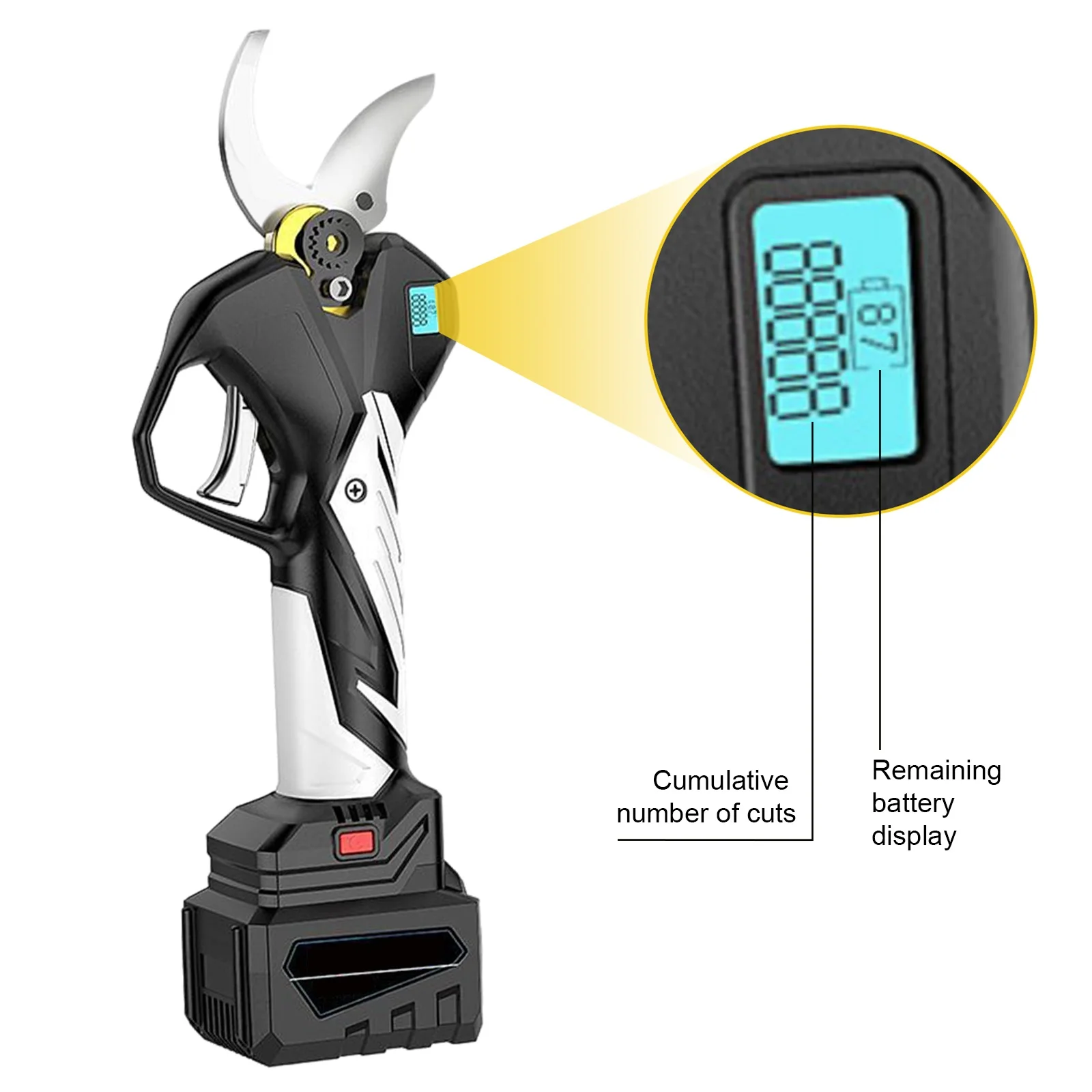 21v Electric Shears Lopper Garden Pruner Rechargeable Lithiumion