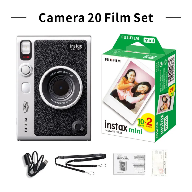 Fujifilm Instax Mini EVO 2-in-1 Instant Photo Camera and Printer with 2.7  inch LCD Screen 10 Lens and 10 Film Effects Origin New - AliExpress