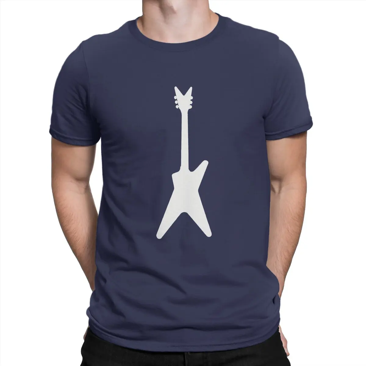 thumbnail image 1 of Sudadera con capucha y guitarra Dimebag Darrell Humor Algodón Cuello redondo Manga corta Idea de regalo Tops, 1 of 7