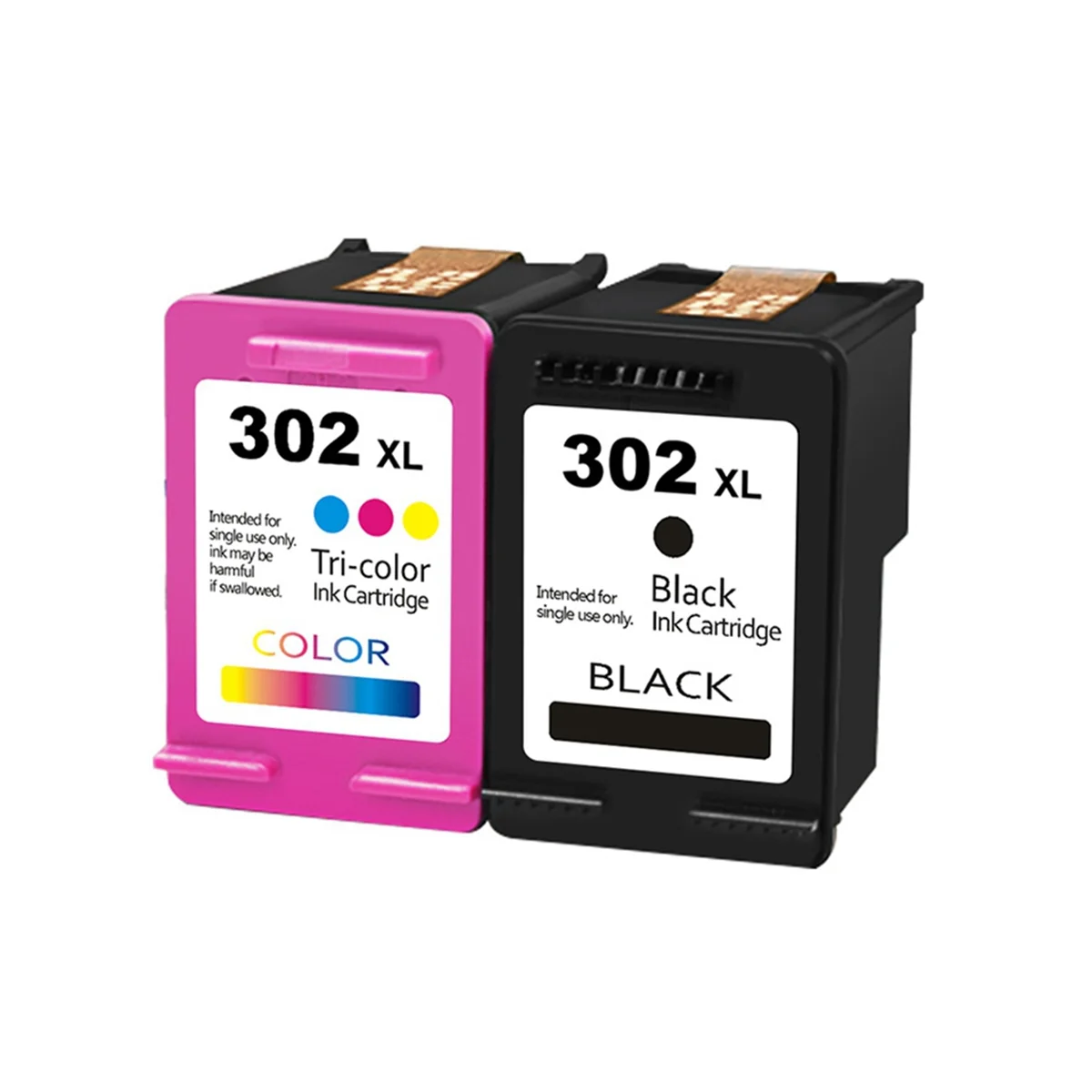 

Portable Convenient Compatible with HP302 XL Ink Box HP1000 1050 1510 2130 2131 4500 450 4504, Black color