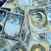 30 sheets lunar starry sky Retro Scrapbooking Material Background Paper Journal Hand Account DIY Creative Stationery Supplies 1