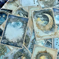 30 sheets lunar starry sky Retro Scrapbooking Material Background Paper Journal Hand Account DIY Creative Stationery Supplies 1