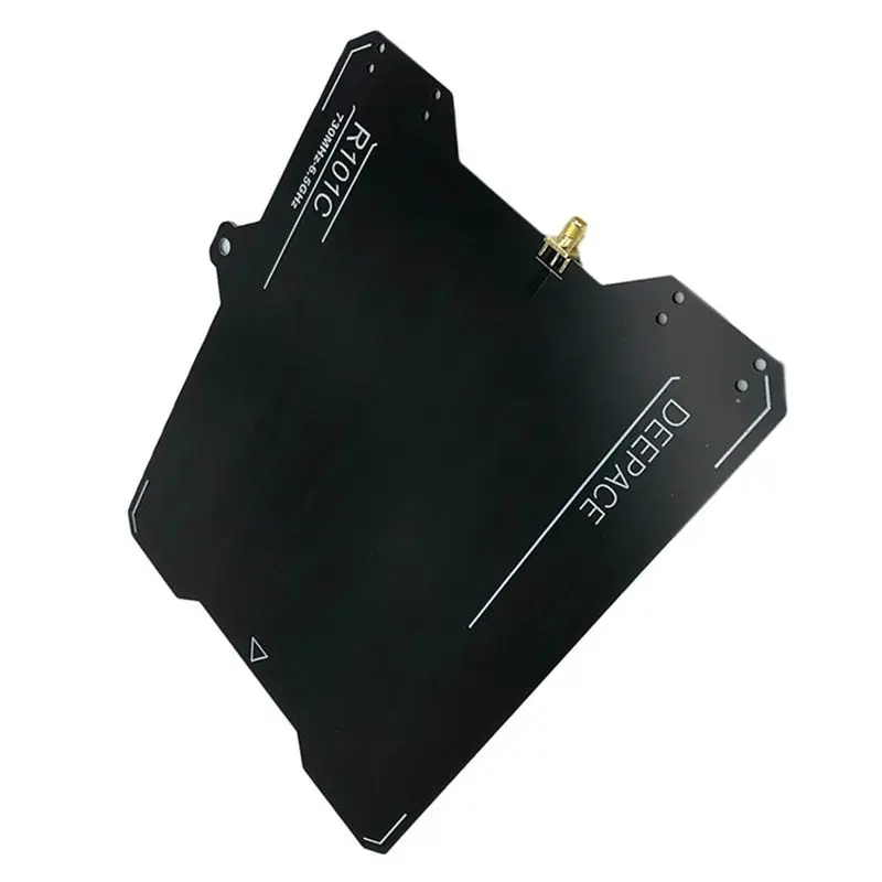 M67K-액세서리 1개 안테나 고내구성 R101C 730Mhz-6.5Ghz 7Dbi Ads-B UWB 안테나 광대역 지향성 안테나 23X22.5Cm 블랙