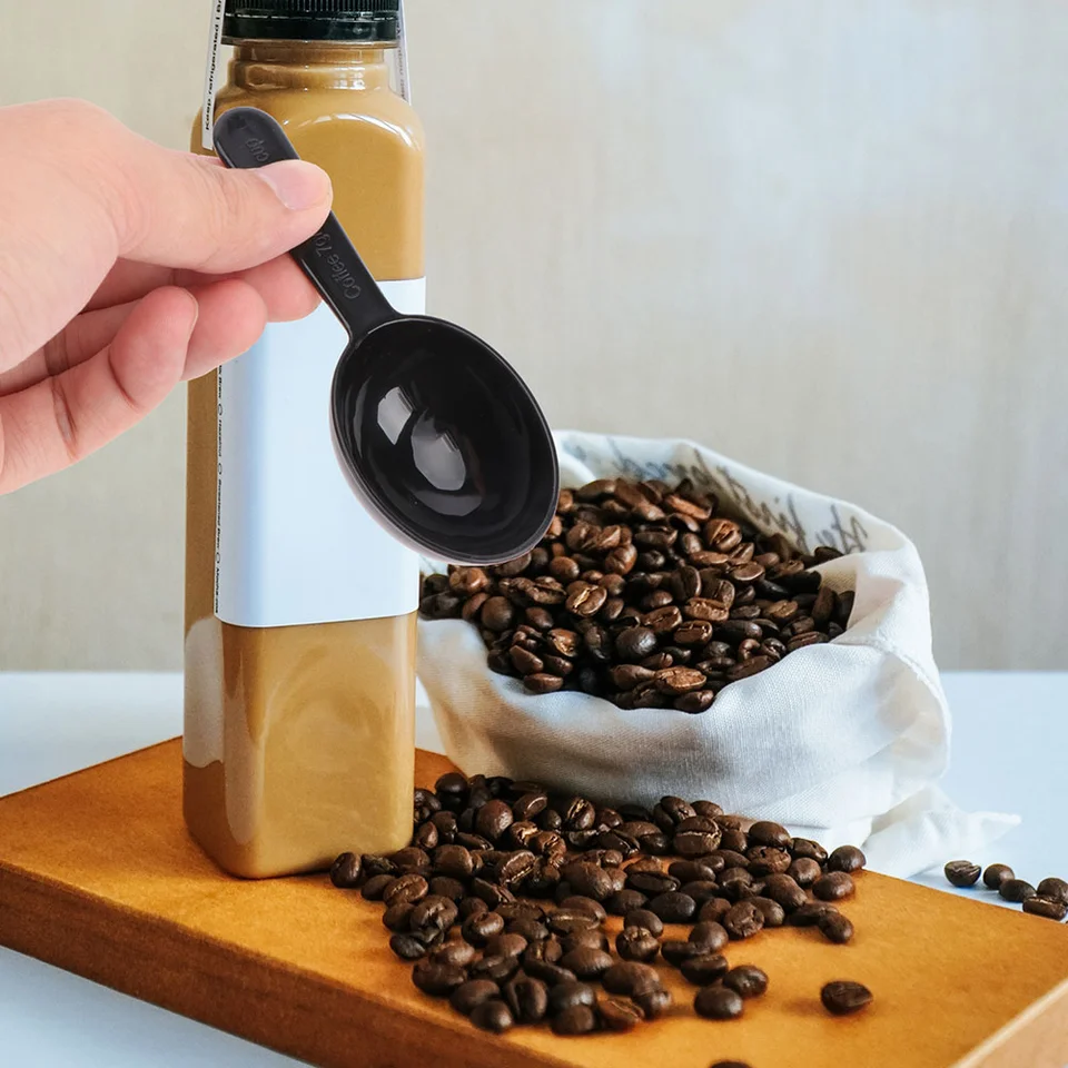 Cuillères à Café Doseuses Avec Tassoir - Lot De 3 | Dose 10 G | Pour Expresso Et Préparation De Café