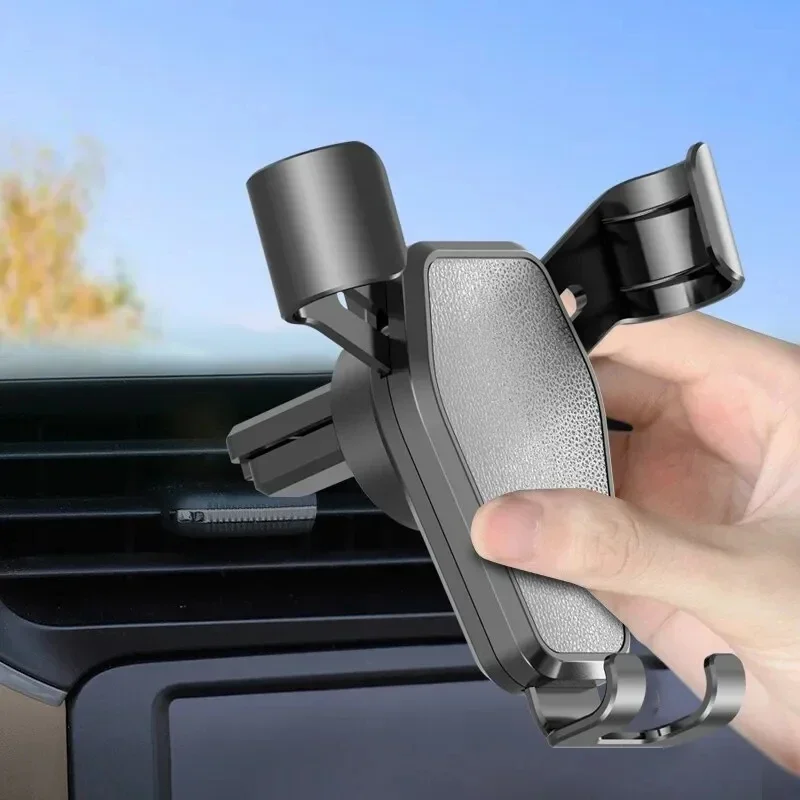 Universal Gravity Auto Phone Holder Car Air Vent Clip Mount Mobile Phone Holder Cell Phone Stand GPS Support For iPhone Samsung