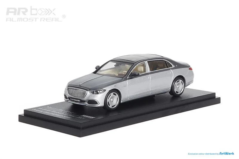 

AR BOX 1:64 S-Class Z223 2021 Grey-Silver limited600 Diecast Model Car