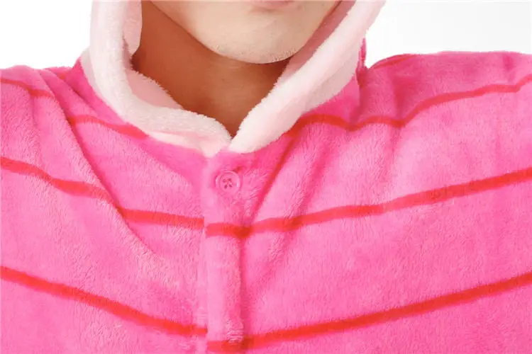 Halloween Anime Piglet Onesie Kigurumi Cosplay Costume Pink Pig Pajamas Adult One-Piece Animal Cartoon Jumpsuit for Sleepwear cosplay costumes kigurumi pajamas